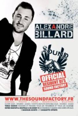 ALEXANDRE BILLARD – OFFICIAL RESIDENT DJ