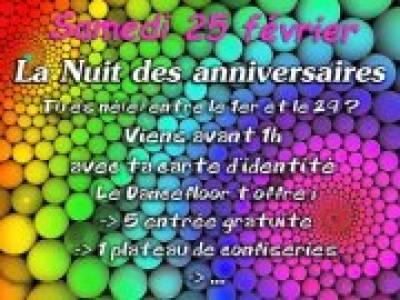 Nuit des anniversaires