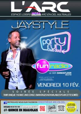 JAYSTYLE en live aux platines de L’ARC EN CIEL!!!