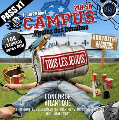 CAMPUS – PIRATES DES CARAIBES