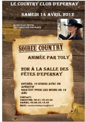 Soirée COUNTRY animée par TOLY