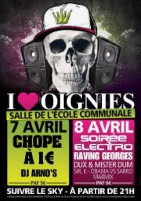 I <3 Oignies - Soirée Electro