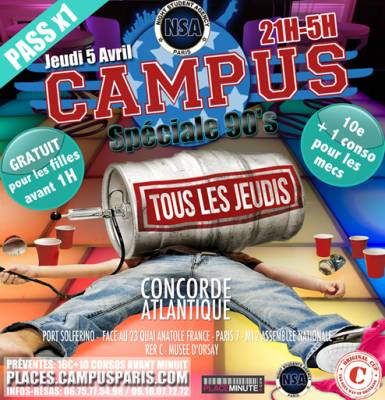 Campus – SPÉCIALE 90’S