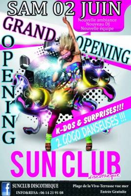 ouverture du sunclub