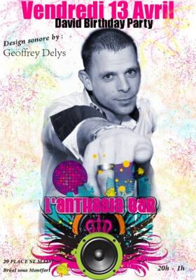 DJ Geoffrey Delys- David Birthay Party