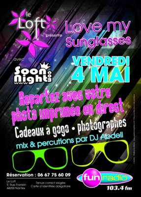 ★☆★ LOVE MY SUNGLASSES « Repartez avec votre photo imprim&eacute