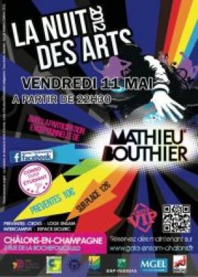La Nuit des Arts 2012 avec Mathieu Bouthier