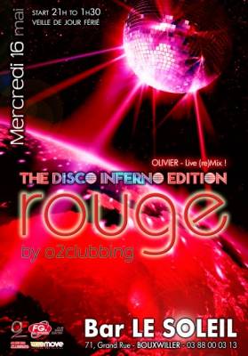 ROUGE by o2clubbing – The Disco Inferno Edition