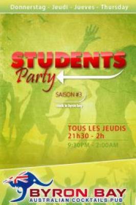 STUDENTS PARTY DROIT AU BYRON BAY