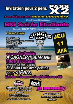BIG SOIREE ETUDIANTE avec les eleves de l ecole d infirmiere !!!