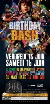 RED ROOM BIRTHDAY BASH 3 YEARS – Vend 15 & Sam 16 JUIN