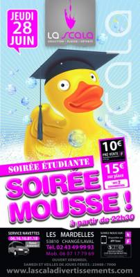 Grande soirée mousse La SCALA