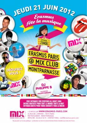 Erasmus Paris fête la musique