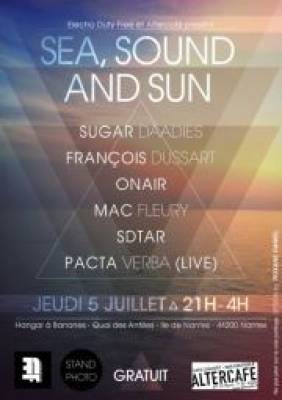 SEA, SOUND & SUN le 5 juillet @ Altercafé w/Electro Duty Free Crew