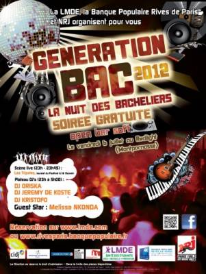 GENERATION BAC 2012 – LA NUIT DES BACHELIERS