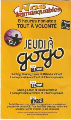 Jeudi à Gogo + Soirée Célibataires