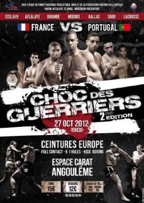 Choc des guerriers 2 : France VS Portugal, full-contact, kick-boxing, k1