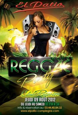 RAGGA REGGAETON PARTY by Dj Phill au El Patio de 21h a 03H