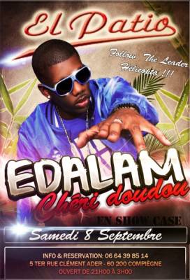 • EDALAM EN SHOW CASE !!! au El Patio de 21h a 03H •