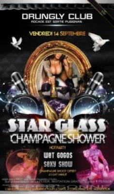 STARGLASS champagne shower