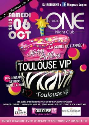HAPPY BIRTHDAY TOULOUSE VIP