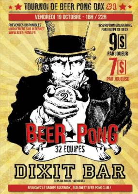 TOURNOI DE BEER PONG – SUD OUEST