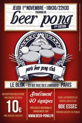 TOURNOI DE BEER PONG #1 – PARIS