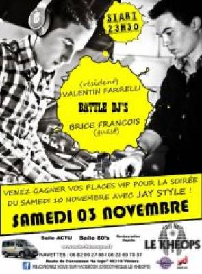 BATTLE DJ’S + PASS VIP JAY STYLE