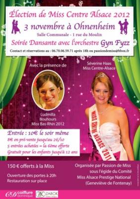 Election de Miss Centre Alsace