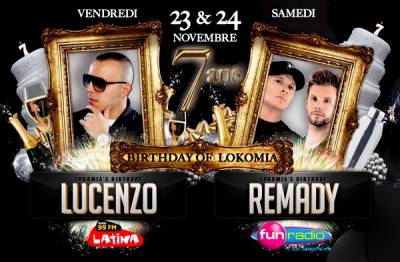 LUCENZO pour le 7eme ANNIVERSAIRE DU LOKOMIA CLUB