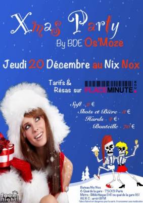 Soirée Xmas by BDE Os’Moze