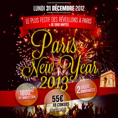 PARIS NEW YEARS EVE 2013