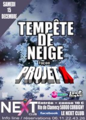 TEMPÊTE DE NEIGE