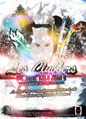 Les Clubbers Font du Ski