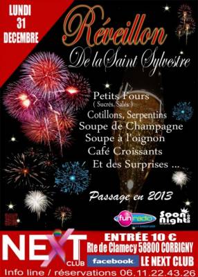 Réveillon De la Saint Sylvestre 2012