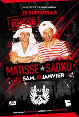 MADNESS – NOUVEL AN RUSSE – MATISSE & SADKO –