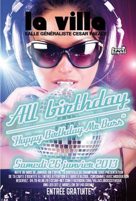 ALL BIRTHDAY JANVIER