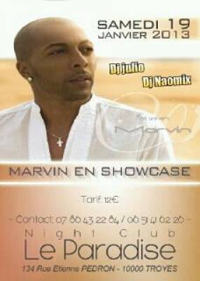 MARVIN EN SHOW CASE