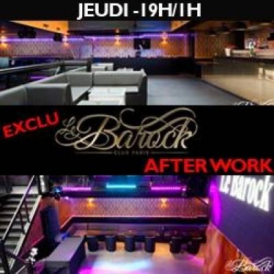 AFTERWORK AU BAROCK EXCLUSIF