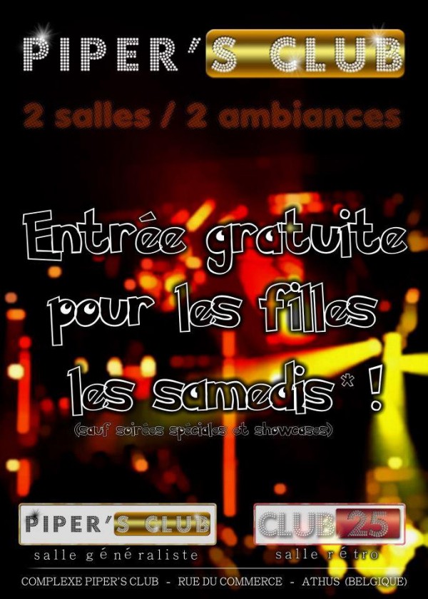 Entrée gratuite pour les filles*