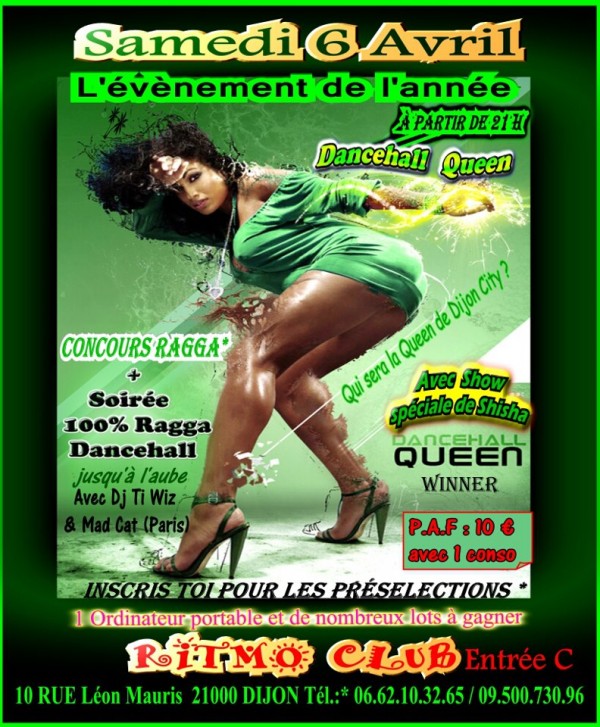 Dancehall Queen Prestige Dijon ( Soiree Tropicale)