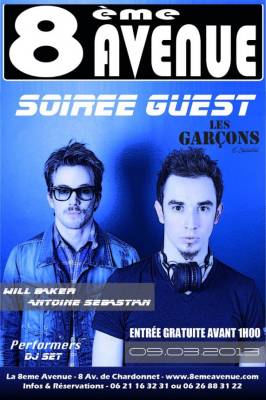 Spécial Guest – Les Garçons Sébastian