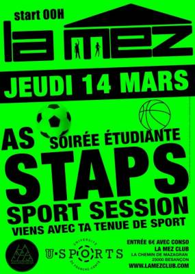 Soirée STAPS : Sport Session