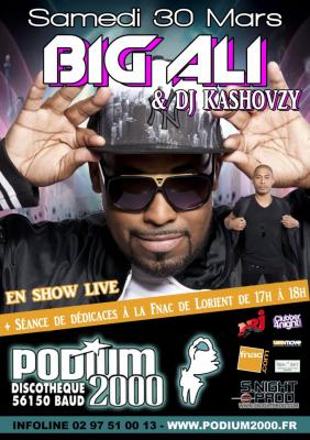 BIG ALI et  Dj KASHOVZY  en show live