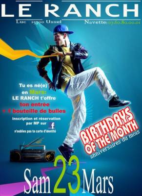 Birthdays of month (Anniversaire du moi)