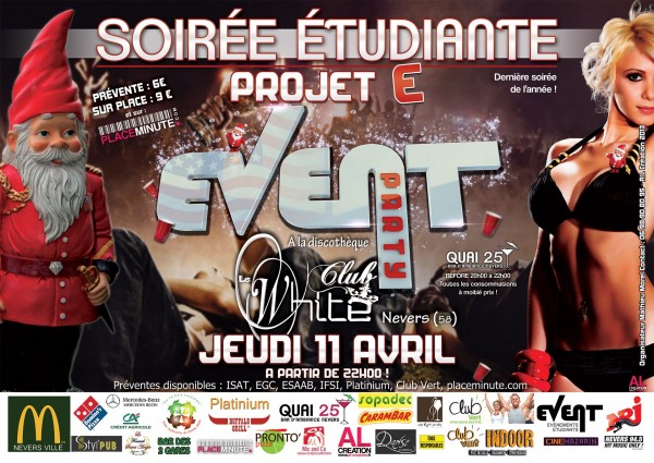 Soirée étudiante Projet E