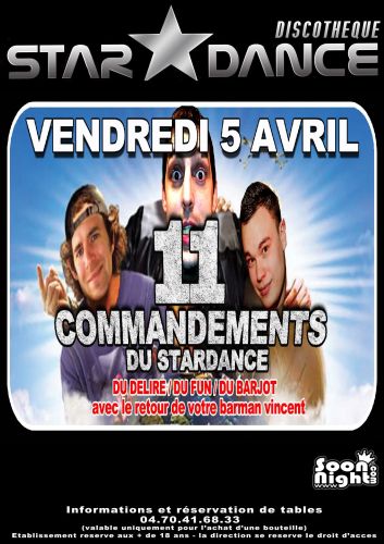 Les 11 Commandements du Stardance