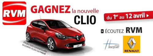 Gagnez la nouvelle renault clio