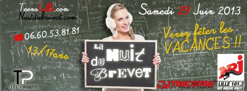 Teens Party Lille – Nuit du Brevet 2013