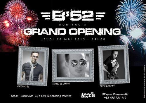 Grand opening B’52 Bonifacio